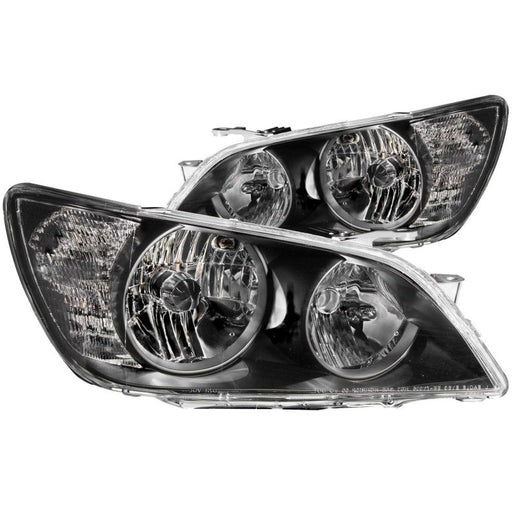 ANZO Crystal Headlights Black 01 - 05 Lexus IS300 - Lunaticsco