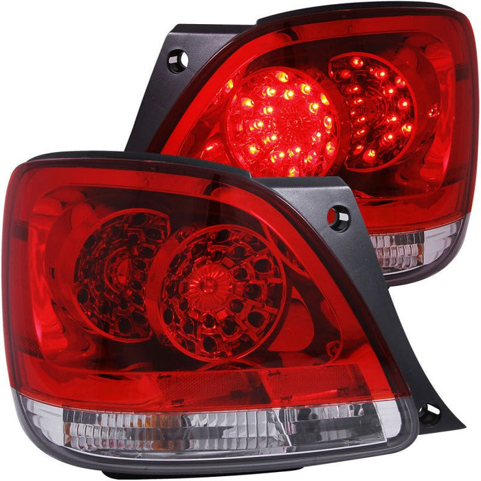ANZO LED Taillights Red/Clear 98 - 05 Lexus GS300 - Lunaticsco