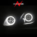 ANZO Projector Headlights w/ Halo Black 98 - 05 Lexus GS300 - Lunaticsco