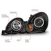 ANZO Projector Headlights w/ Halo Black 98 - 05 Lexus GS300 - Lunaticsco