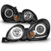 ANZO Projector Headlights w/ Halo Black 98 - 05 Lexus GS300 - Lunaticsco