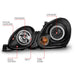 ANZO Projector Headlights w/ Halo Black 98 - 05 Lexus GS300 - Lunaticsco