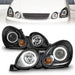 ANZO Projector Headlights w/ Halo Black 98 - 05 Lexus GS300 - Lunaticsco