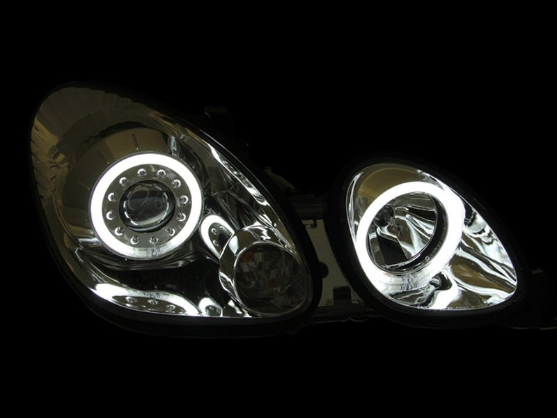 ANZO Projector Headlights w/ Halo Chrome 98 - 05 Lexus GS300 - Lunaticsco