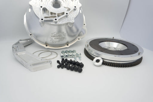 Auto Sports Engineering 1JZ & 2JZ to Nissan 350Z CD009 Billet Bellhousing & Flywheel Combo - Lunaticsco