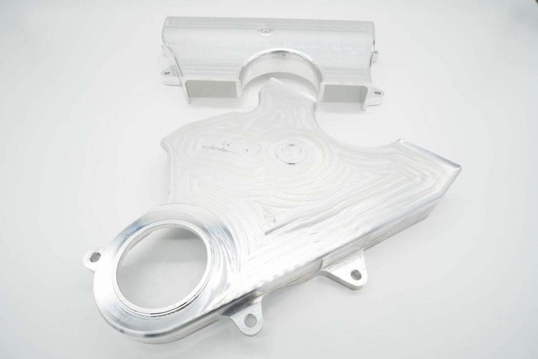 Autosports Engineering 2JZ Non VVTi Billet Timing Belt Covers - Purple - Lunaticsco