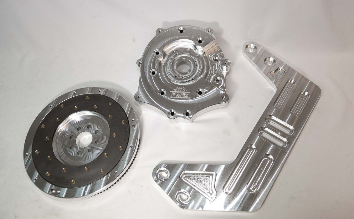 Autosports Engineering 2JZGTE 2JZ 1JZ 2JZGE Engine to G35 CD009 6 - speed Transmission Adapter - Package - Lunaticsco