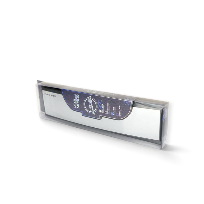 NRG 300mm Wide Panorama Clip-on Rearview Mirror - Convex w/ White Tint