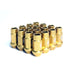 Blox Racing 20pc Gold 12x1.50mm Street Series Forged Extended Lug Nut Set - Lunaticsco