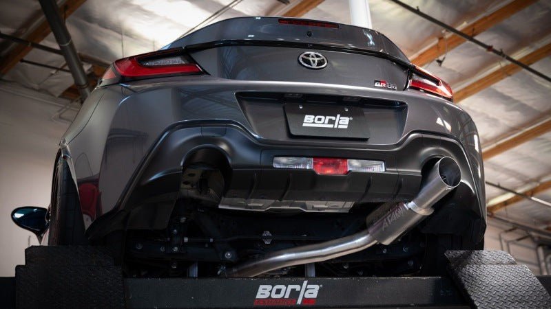 Borla ATAK Catback Exhaust, 4.5in Single Tip for 22-25 Subaru BRZ/Toyota GR86 - Lunaticsco