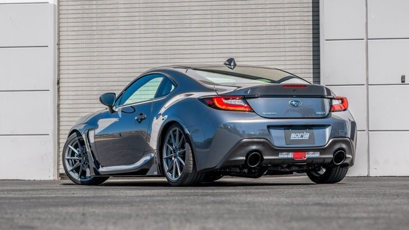Borla ATAK Catback Exhaust, Black Chrome Tips for 22-25 Subaru BRZ/Toyota GR86 - Lunaticsco
