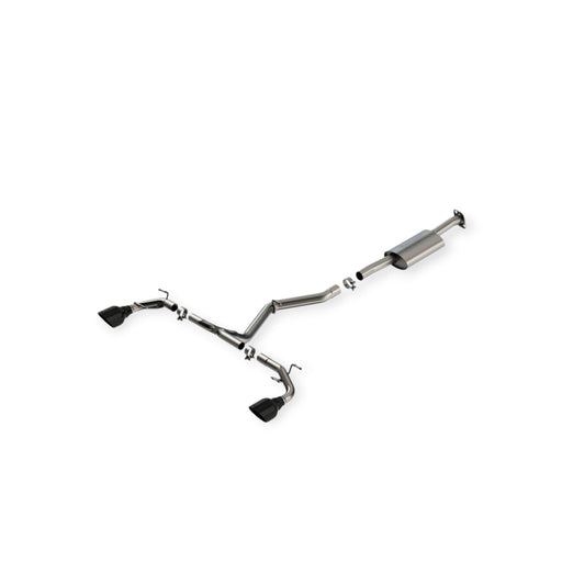 Borla S-Type Catback Exhaust, Black Chrome Tips for 22-25 Subaru BRZ/Toyota GR86 - Lunaticsco