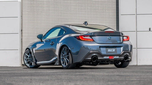 Borla S-Type Catback Exhaust, Black Chrome Tips for 22-25 Subaru BRZ/Toyota GR86 - Lunaticsco