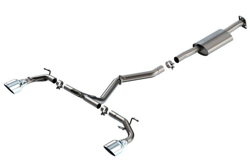 Borla S - Type Catback Exhaust BRZ / GR86 2.4L AT/MT 22+ - Black Chrome Tips - Lunaticsco