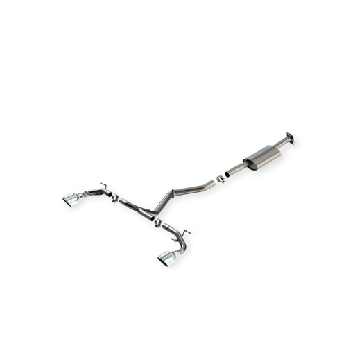 Borla S-Type Catback Exhaust, Polished Chrome Tips for 22-25 Subaru BRZ/Toyota GR86 - Lunaticsco
