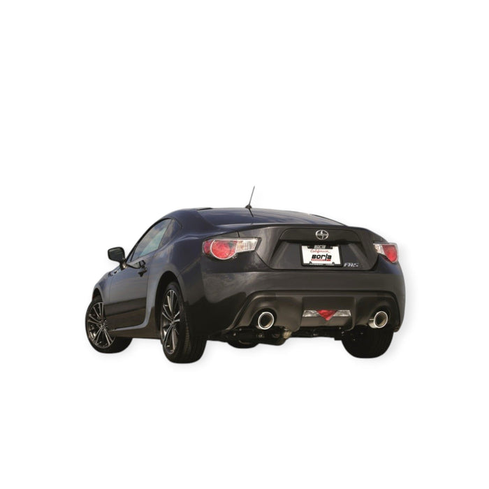 Borla Touring Rear Exhaust Section, Single Split Rear Exit for 13-16 Subaru BRZ/Scion FR-S - Lunaticsco