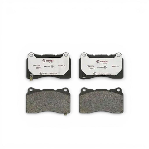 Brembo OE 03-15 Mitsubishi Lancer Evo/04-17 Subaru STI XTRA Brake Pad Set - Frontont - Lunaticsco
