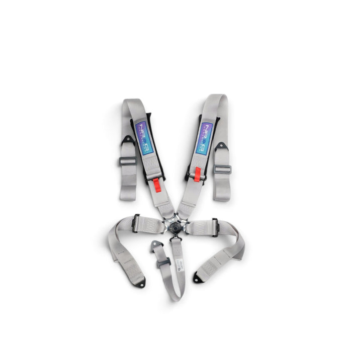 NRG 5PT 3in. Seat Belt Harness / Cam Lock - Silver