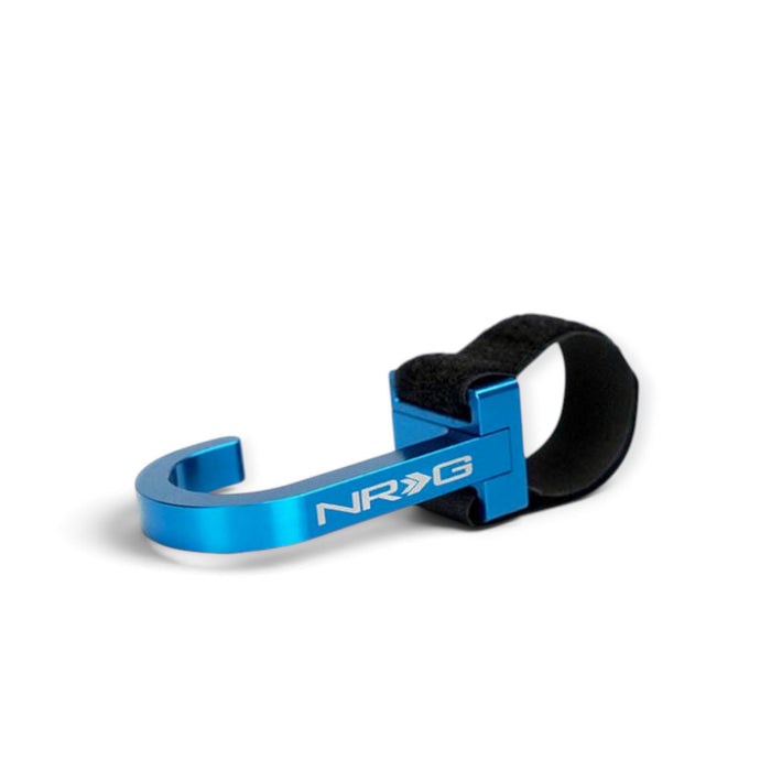 NRG Steering Wheel Hook CNC Aluminum w/ Laser Logo - Blue