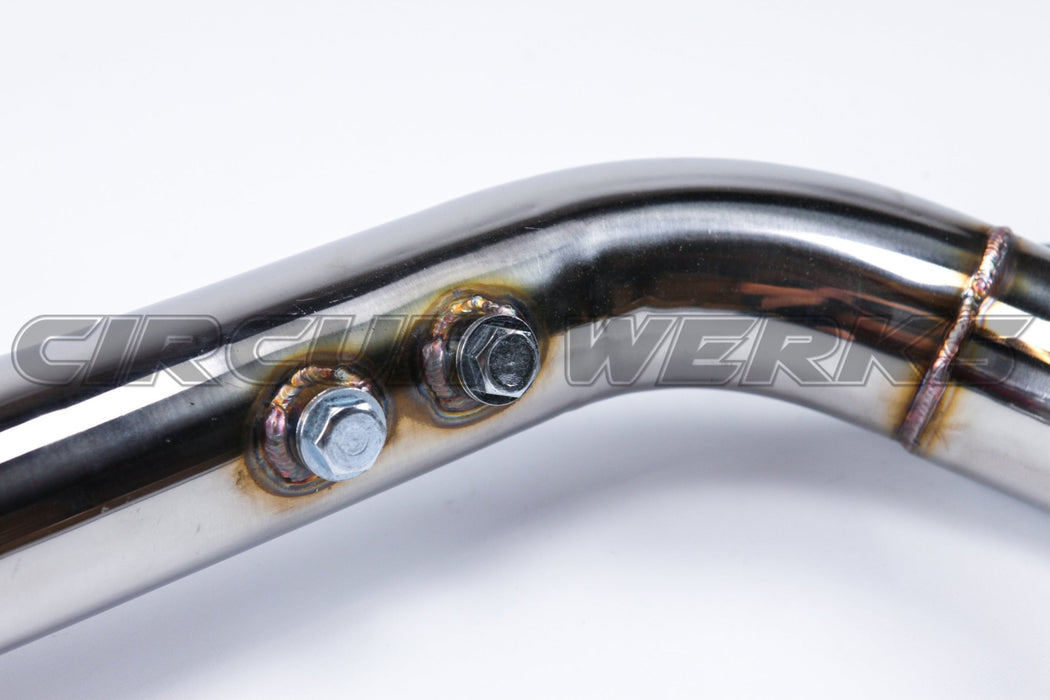 Circuit Werks 3" V-Band Single Turbo Downpipe Toyota Supra / Lexus SC300 2JZ - LunaticsCo
