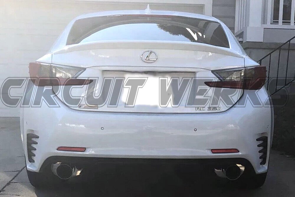 Circuit Werks Mufflered Axle-Back Exhaust Lexus RC200t / RC300 / RC350 2015–2024 - LunaticsCo