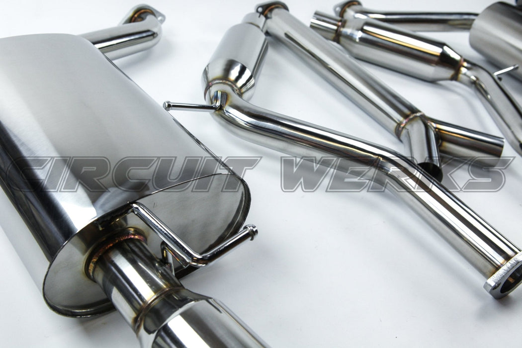 Circuit Werks Thick Wall Dual Cat-Back Exhaust Lexus SC300 1992–2000 - LunaticsCo