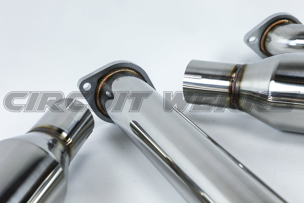 Circuit Werks Thick Wall Dual Cat-Back Exhaust Lexus SC300 1992–2000 - LunaticsCo
