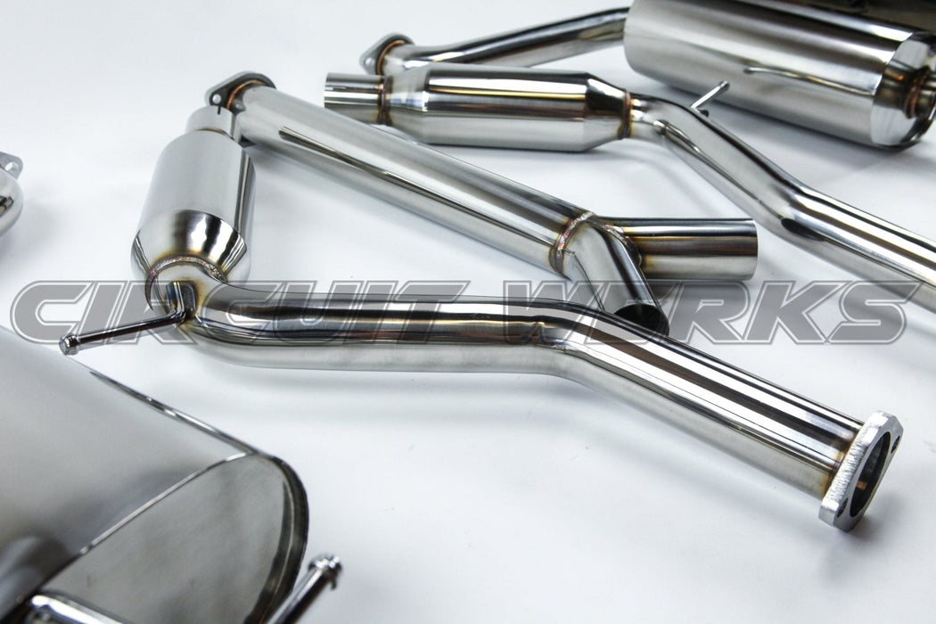 Circuit Werks Thick Wall Dual Cat-Back Exhaust Lexus SC300 1992–2000 - LunaticsCo