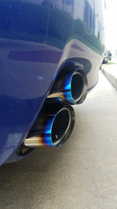 Circuit Werks Titanium Angle Cut Exhaust Tips Lexus IS F 2008–2014 - LunaticsCo