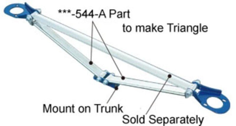 Cusco Lexus Strut Bar OS-T Rear SXE10 IS300 (2001-2005) - Lunaticsco