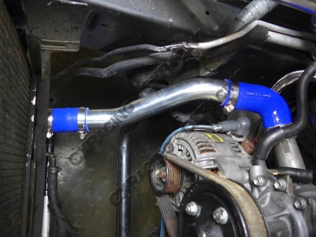 CXRacing 1.5" Aluminum Radiator Hard Pipe Kit For 91 - 00 Lexus SC300 2JZ - GTE Swap - Lunaticsco