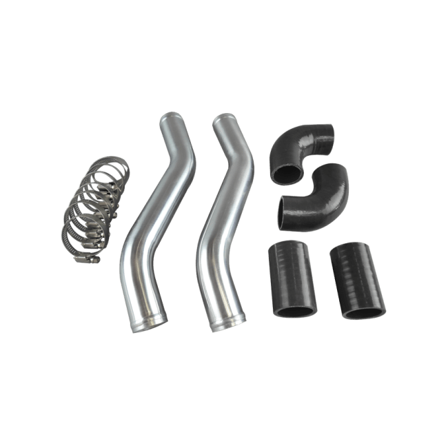 CXRacing 1.5" Aluminum Radiator Hard Pipe Kit For 91 - 00 Lexus SC300 2JZ - GTE Swap - Lunaticsco