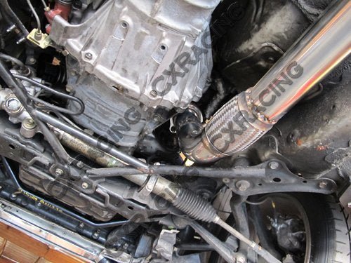 CXRacing 3" Downpipe For 98 - 05 Lexus IS300 2JZ - GTE Stock Turbo - Lunaticsco