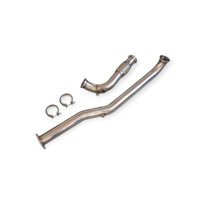 CXRacing 3" Single Turbo Exhaust Downpipe For 98 - 05 Lexus IS300 2JZ - GTE Swap - Lunaticsco