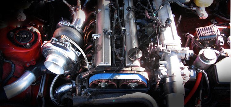 CXRacing 4in Core Front Mount Intercooler Pipe Tube Kit 93-02 Toyota Supra MKIV 2JZ-GTE Single Turbo - Lunaticsco