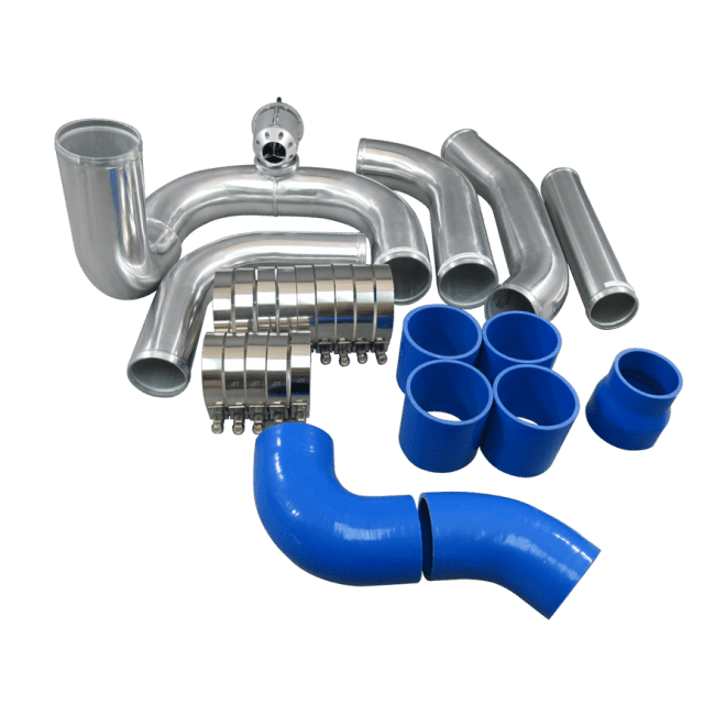 CXRacing 4in Core Front Mount Intercooler Pipe Tube Kit 93-02 Toyota Supra MKIV 2JZ-GTE Single Turbo - Lunaticsco