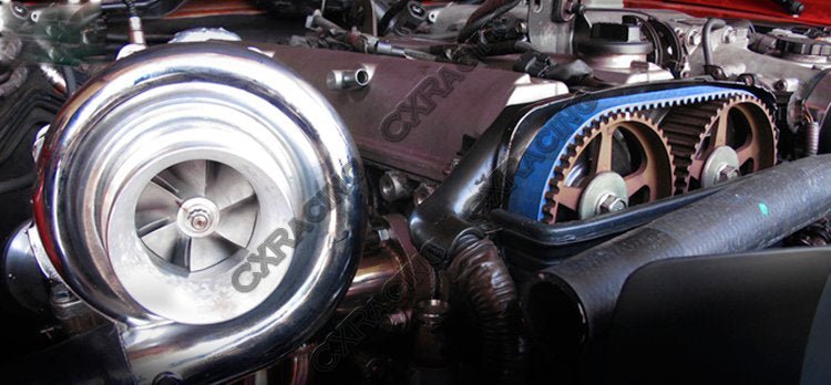 CXRacing 4in Core Front Mount Intercooler Pipe Tube Kit 93-02 Toyota Supra MKIV 2JZ-GTE Single Turbo - Lunaticsco