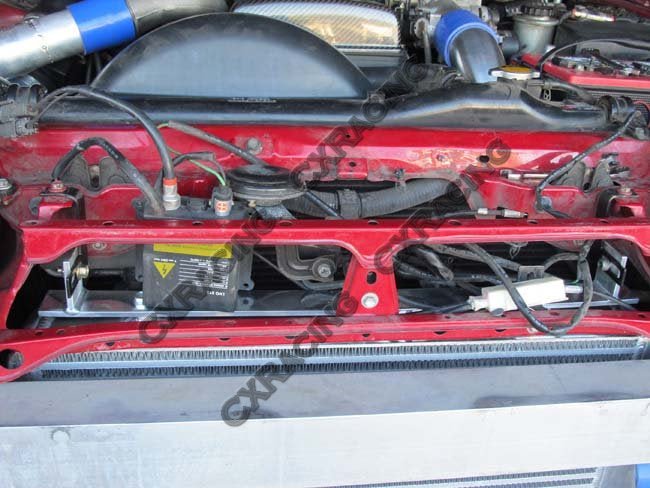 CXRacing 4in Core Front Mount Intercooler Pipe Tube Kit 93-02 Toyota Supra MKIV 2JZ-GTE Single Turbo - Lunaticsco