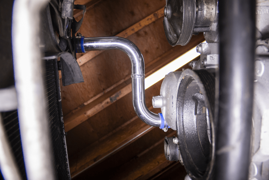 CXRacing Aluminum Radiator Hard Pipe Kit For Lexus SC300 91 - 00 LS1 LSx Engine - Lunaticsco