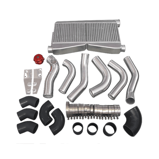 CXRacing Big-Core Intercooler Piping and BOV Kit 86-92 Toyota Supra MK3 LS1 Swap Twin Turbo - Lunaticsco