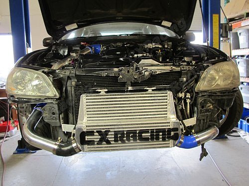 CXRacing Front Mount Aluminum Intercooler For Lexus IS300 98 - 05 2JZGE 2JZGTE - Lunaticsco