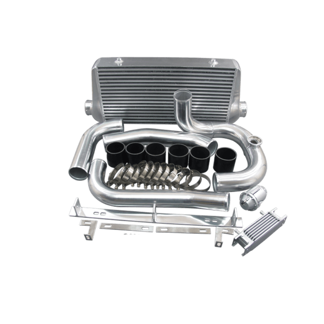 CXRacing Front Mount Intercooler Pipe Tube Kit 93-02 Toyota Supra MKIV 2JZ-GTE Factory Twin Turbo - Lunaticsco