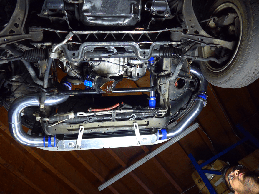 CXRacing Front Mount Intercooler & Piping Kit Lexus SC300 Z30 1JZ-GTE Factory Twin Turbo Swap 92–00 - Lunaticsco