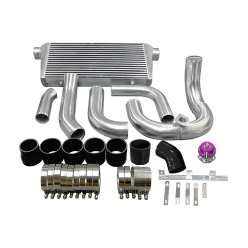 CXRacing Front Mount Intercooler & Piping Kit Lexus SC300 Z30 1JZ-GTE Factory Twin Turbo Swap 92–00 - Lunaticsco