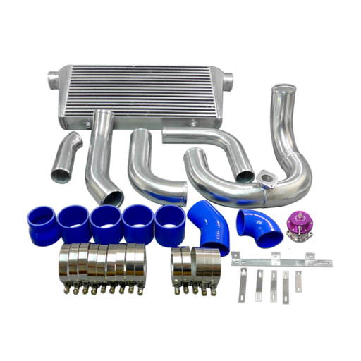 CXRacing Front Mount Intercooler & Piping Kit Lexus SC300 Z30 1JZ-GTE Single Top Mount Turbo Swap 92-00 - Lunaticsco