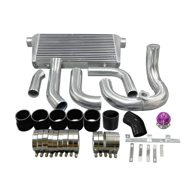CXRacing Front Mount Intercooler & Piping Kit Lexus SC300 Z30 2JZ-GTE VVT-i Factory Twin Turbo Swap 92–00 - Lunaticsco