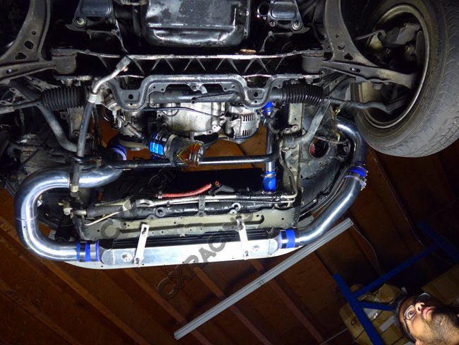 CXRacing Front Mount Intercooler & Piping Kit Lexus SC300 Z30 2JZ-GTE VVT-i Factory Twin Turbo Swap 92–00 - Lunaticsco