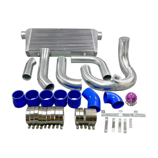 CXRacing Front Mount Intercooler & Piping Kit Lexus SC300 Z30 2JZ-GTE VVT-i Single Top Mount Turbo Swap 92-00 - Lunaticsco