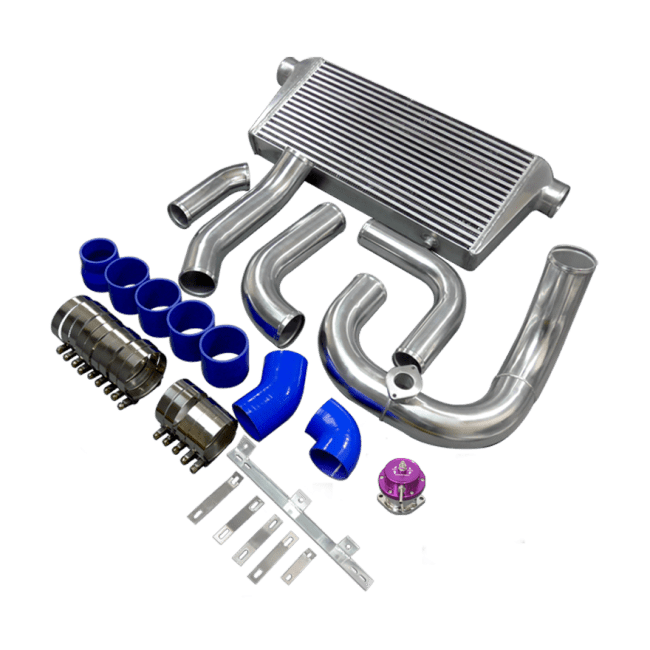 CXRacing Front Mount Intercooler & Piping Kit Lexus SC300 Z30 2JZ-GTE VVT-i Single Top Mount Turbo Swap 92-00 - Lunaticsco