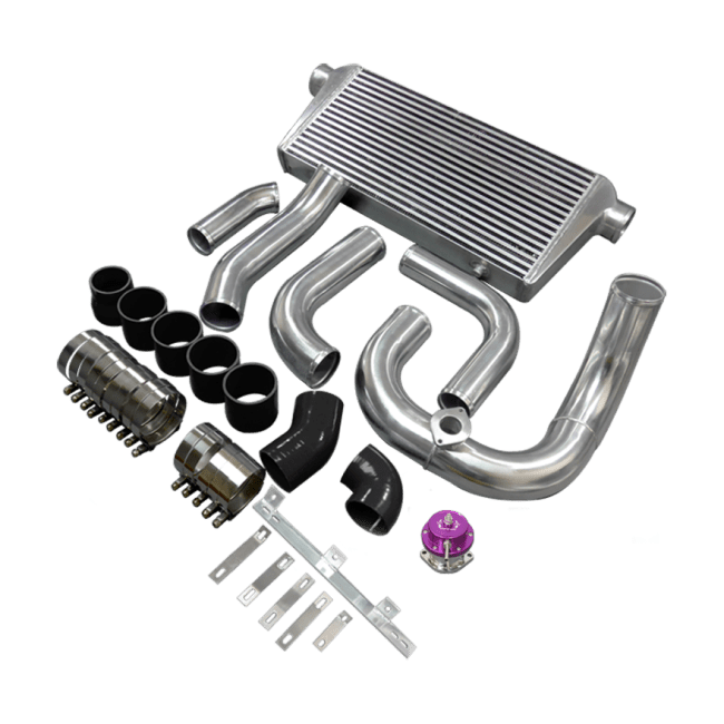 CXRacing Front Mount Intercooler & Piping Kit Lexus SC300 Z30 2JZ-GTE VVT-i Single Top Mount Turbo Swap 92-00 - Lunaticsco